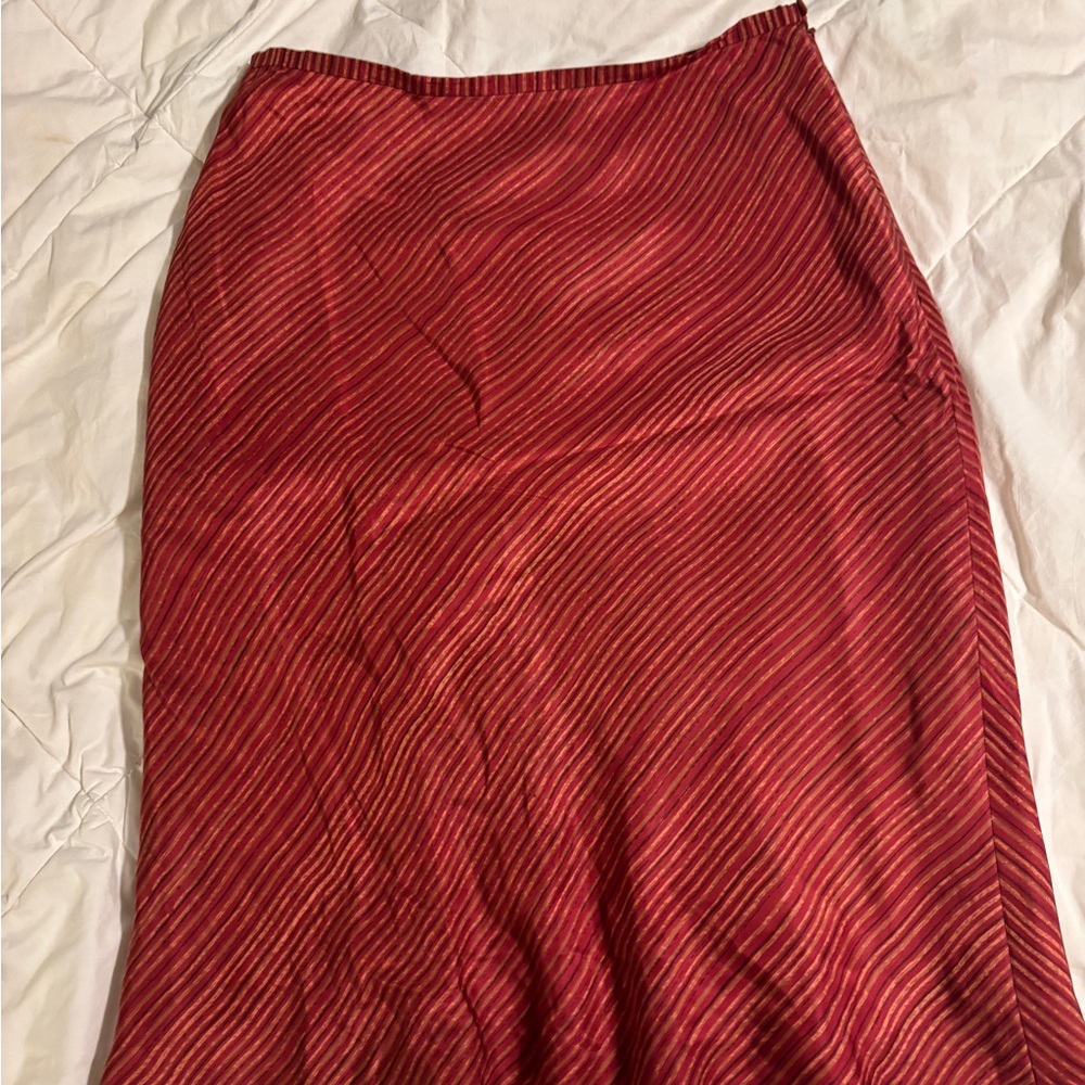 Banana Republic Red Maxi Pencil Skirt for Cocktail